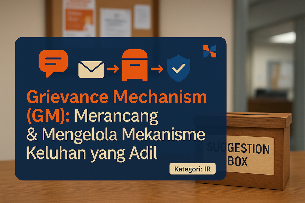Grievance Mechanism (GM): Merancang & Mengelola Mekanisme Keluhan yang Adil